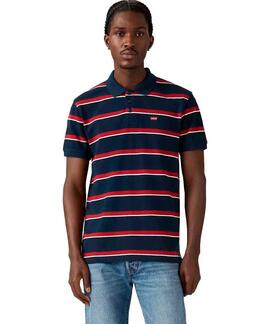 LEVI'S® HOUSEMARK POLO PIQUÉ ALDEN STRIPE NAVY BLAZER