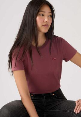 CAMISETA LEVI'S® PERFECT TEE CRUSHED BERRY COTTON GRANATE