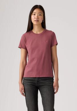CAMISETA LEVI'S® PERFECT TEE CRUSHED BERRY COTTON GRANATE