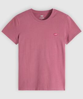 CAMISETA LEVI'S® PERFECT TEE CRUSHED BERRY COTTON GRANATE