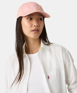 GORRA LEVI'S® MONOGRAM CAP WOMAN WASHED CORAL BLUSH ROSA