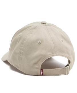 GORRA LEVI'S® HOUSEMARK FLEXFIT WHITE PEPPER BEIGE