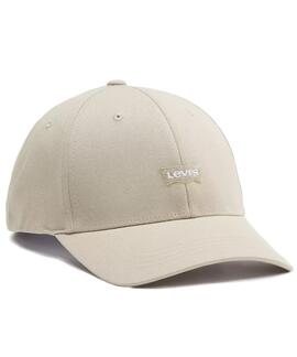 GORRA LEVI'S® HOUSEMARK FLEXFIT WHITE PEPPER BEIGE