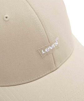 GORRA LEVI'S® HOUSEMARK FLEXFIT WHITE PEPPER BEIGE