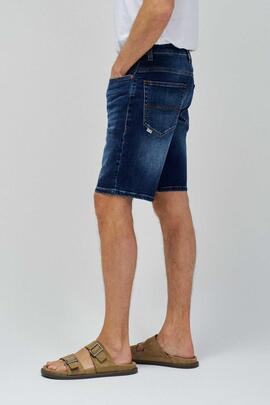 PANTALÓN CORTO S-ACTIV REGULAR FIT DENIM AZUL