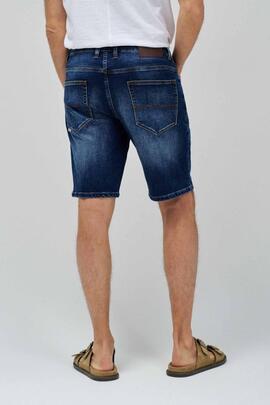 PANTALÓN CORTO S-ACTIV REGULAR FIT DENIM AZUL