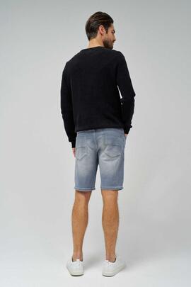 PANTALÓN CORTO S-ACTIV REGULAR FIT DENIM GRIS