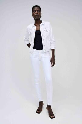 CAZADORA VAQUERA SLIM FIT DENIM BLANCO