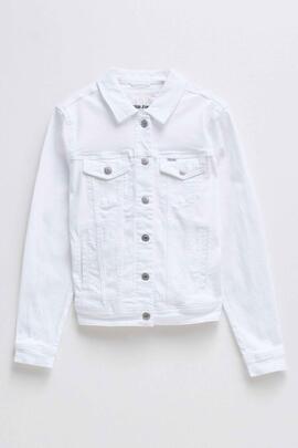 CAZADORA VAQUERA SLIM FIT DENIM BLANCO