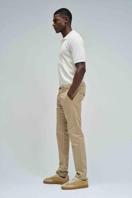 PANTALÓN CHINO S-ACTIV SLIM FIT COLOR BEIGE