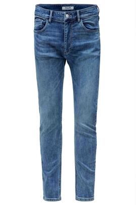 PANTALÓN VAQUERO S-ACTIV SKINNY FIT DENIM AZUL