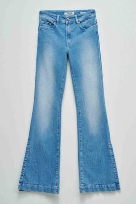 PANTALÓN VAQUERO DESTINY FLARE PUSH UP DENIM AZUL