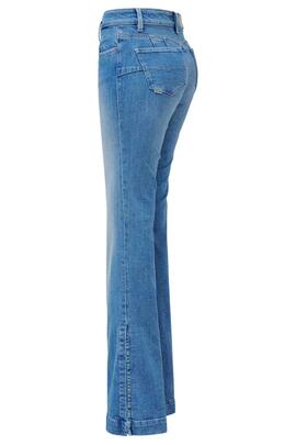 PANTALÓN VAQUERO DESTINY FLARE PUSH UP DENIM AZUL