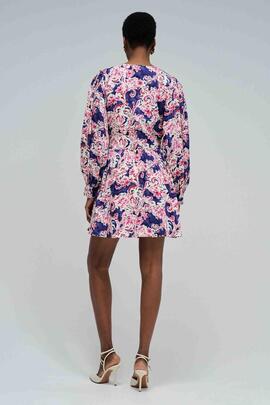 VESTIDO REGULAR FIT CON ESTAMPADO FLORAL