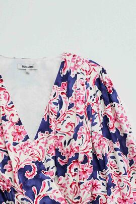 VESTIDO REGULAR FIT CON ESTAMPADO FLORAL