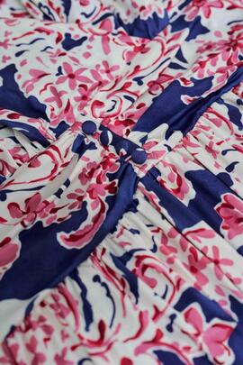 VESTIDO REGULAR FIT CON ESTAMPADO FLORAL
