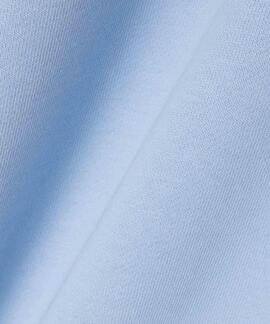 SUDADERA DE FELPA DE CORTE CLÁSICO AZUL CLARO