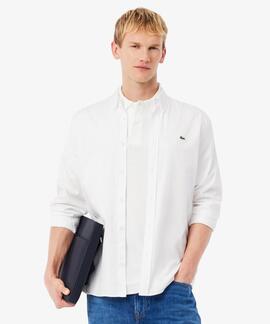 CAMISA DE ALGODÓN PINPOINT PREMIUM REGULAR FIT BLANCA