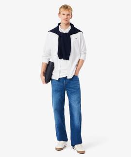 CAMISA DE ALGODÓN PINPOINT PREMIUM REGULAR FIT BLANCA