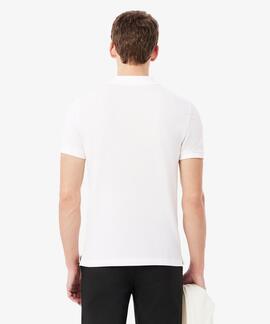 POLO LACOSTE SLIM FIT 001 BLANCO