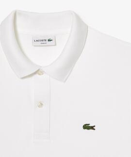 POLO LACOSTE SLIM FIT 001 BLANCO