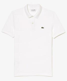 POLO LACOSTE SLIM FIT 001 BLANCO