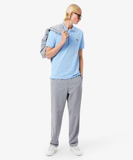 POLO LACOSTE SLIM FIT HBP AZUL PASTEL