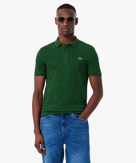 POLO LACOSTE SLIM FIT 132 VERDE