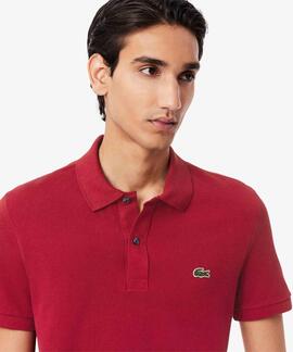 POLO LACOSTE SLIM FIT 476 GRANATE BURDEOS