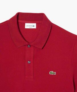 POLO LACOSTE SLIM FIT 476 GRANATE BURDEOS