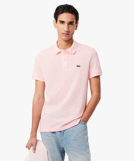 POLO LACOSTE SLIM FIT T03 ROSA CLARO