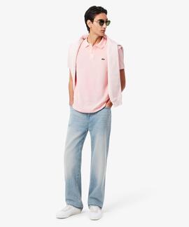 POLO LACOSTE SLIM FIT T03 ROSA CLARO