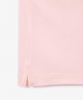 POLO LACOSTE SLIM FIT T03 ROSA CLARO