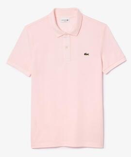 POLO LACOSTE SLIM FIT T03 ROSA CLARO