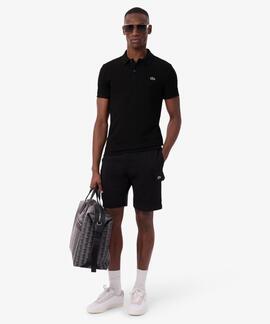 POLO LACOSTE SLIM FIT 031 NEGRO