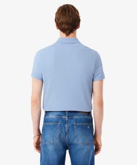 POLO LACOSTE SLIM FIT AEY AZUL CLARO