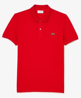 POLO LACOSTE SLIM FIT 240 ROJO