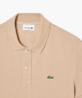 POLO LACOSTE SLIM FIT 02S BEIGE