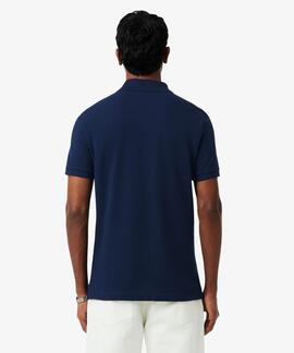 POLO LACOSTE SLIM FIT 166 AZUL MARINO