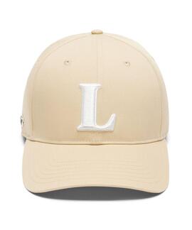 GORRA DE BÉISBOL CON LOGO 3D COLOR BEIGE