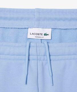 PANTALÓN DE CHÁNDAL TAPERED FIT COLOR AZUL CLARO Y  NEGRO