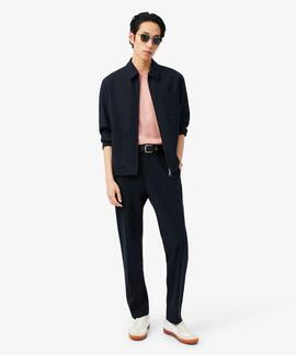 CAMISETA BÁSICA DE CORTE CLÁSICO REGULAR FIT ROSA