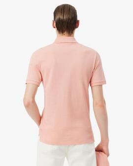 POLO LACOSTE SLIM FIT U12 ROSA
