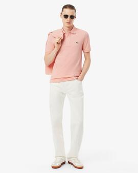 POLO LACOSTE SLIM FIT U12 ROSA