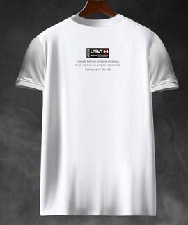 CAMISETA DE HOMBRE LASAL COMPLICATED BLANCA