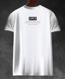 CAMISETA DE HOMBRE LASAL TEXAS BLANCA