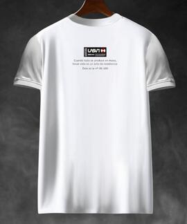 CAMISETA DE HOMBRE LASAL DANGER BLANCA