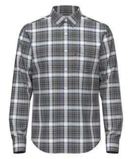 CAMISA LEVI'S® SUNSET 1 POCKET REGULAR FIT JENIL PLAID DRESS