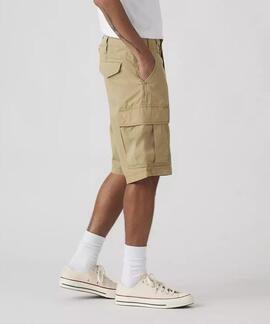 PANTALÓN CORTO CARRIER CARGO HARVEST GOLD CANVAS BEIGE
