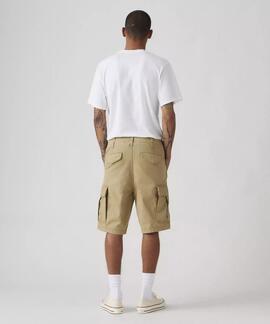 PANTALÓN CORTO CARRIER CARGO HARVEST GOLD CANVAS BEIGE